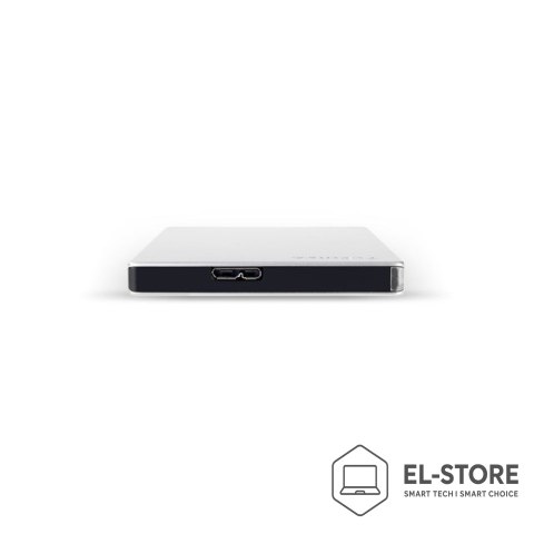 Toshiba Dysk zewnętrzny Toshiba Canvio Slim 2TB 2.5" Micro-USB B 3.2 Gen 1 (3.1 Gen 1) Srebrny