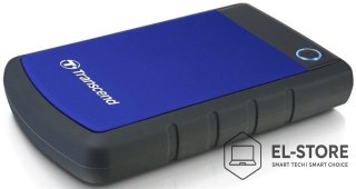 Transcend Transcend 2TB StoreJet 25H3 zewnętrzny dysk twarde 2.5" Micro-USB B 3.2 Gen 1 (3.1 Gen 1) Czarny, Niebieski