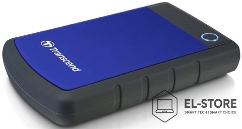 Transcend Transcend 2TB StoreJet 25H3 zewnętrzny dysk twarde 2.5" Micro-USB B 3.2 Gen 1 (3.1 Gen 1) Czarny, Niebieski