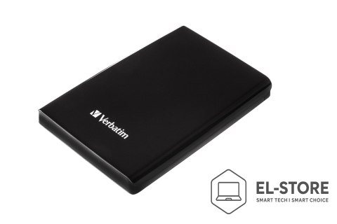 Verbatim Dysk zewnętrzny SLIM SSD USB-C 265GB czarny/USB 3.2/USB-C GEN1