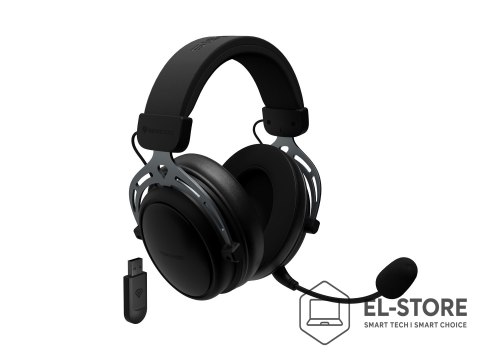GENESIS GENESIS Toron 706 Zestaw słuchawkowy Przewodowy i Bezprzewodowy Opaska na głowę Gaming USB Type-C Bluetooth Czarny