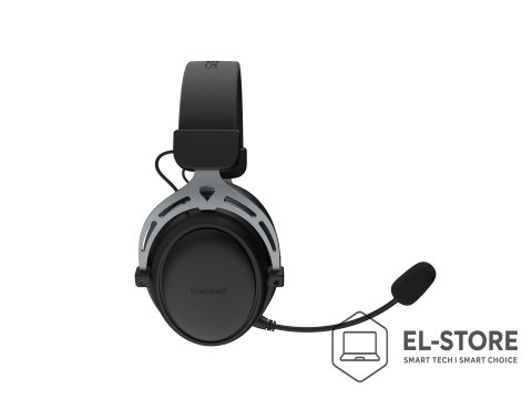 GENESIS GENESIS Toron 706 Zestaw słuchawkowy Przewodowy i Bezprzewodowy Opaska na głowę Gaming USB Type-C Bluetooth Czarny