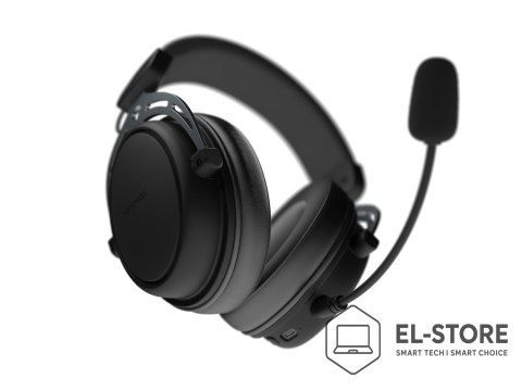 GENESIS GENESIS Toron 706 Zestaw słuchawkowy Przewodowy i Bezprzewodowy Opaska na głowę Gaming USB Type-C Bluetooth Czarny