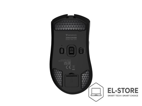 GENESIS Genesis Zircon 880 | Wireless | Gaming Mouse | Black | 2.4 GHz, Bluetooth, USB