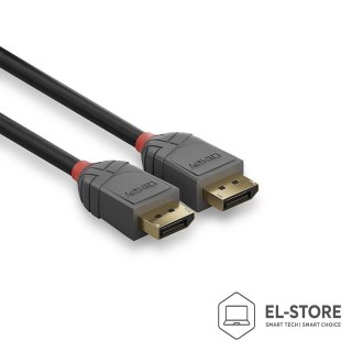 LINDY Lindy 36485 kabel DisplayPort 7,5 m Czarny