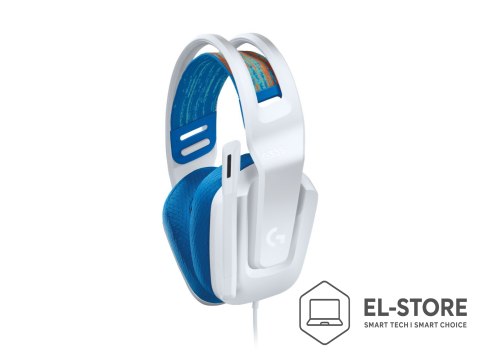 Logitech Słuchawki gamingowe przewodowe G335 białe EMEA