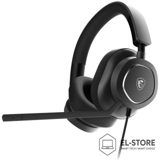 MSI MSI Maestro 300 Zestaw słuchawkowy Przewodowa Opaska na głowę Gaming USB Type-C / USB Type-A Czarny