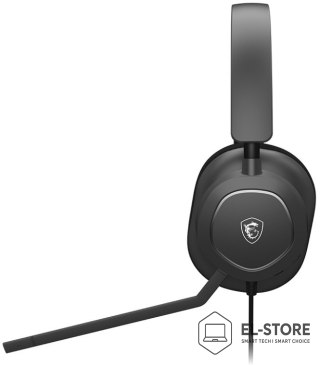 MSI MSI Maestro 300 Zestaw słuchawkowy Przewodowa Opaska na głowę Gaming USB Type-C / USB Type-A Czarny