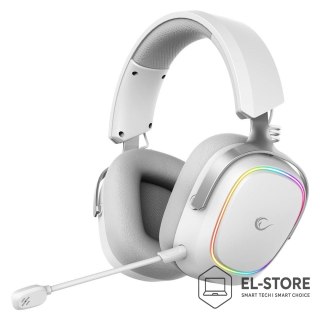 RAMPAGE RAMPAGE SŁUCHAWKI BEZPRZEWODOWE NAUSZNE RETSU BT 2.4G RGB WHITE