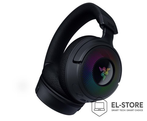 RAZER Razer Kraken V4 Zestaw słuchawkowy Bezprzewodowy Opaska na głowę Gaming USB Typu-A Bluetooth Czarny