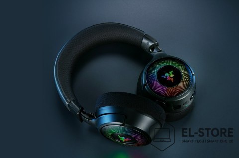 RAZER Razer Kraken V4 Zestaw słuchawkowy Bezprzewodowy Opaska na głowę Gaming USB Typu-A Bluetooth Czarny