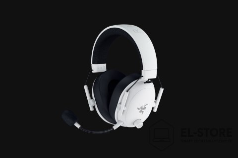 RAZER Zestaw słuchawkowy do gier Razer BlackShark V3 Sieć bezprzewodowa/przewodowa Nauszne Mikrofon Bezprzewodowy Biały