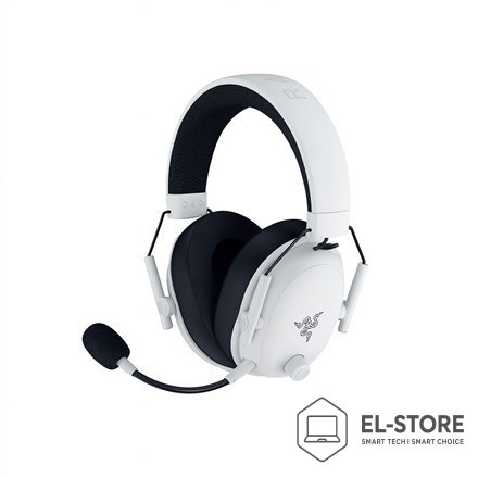 RAZER Zestaw słuchawkowy do gier Razer BlackShark V3 Sieć bezprzewodowa/przewodowa Nauszne Mikrofon Bezprzewodowy Biały