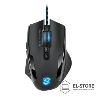 Sharkoon Sharkoon Skiller SGM1 myszka Po prawej stronie USB Typu-A Optyczny 10800 DPI