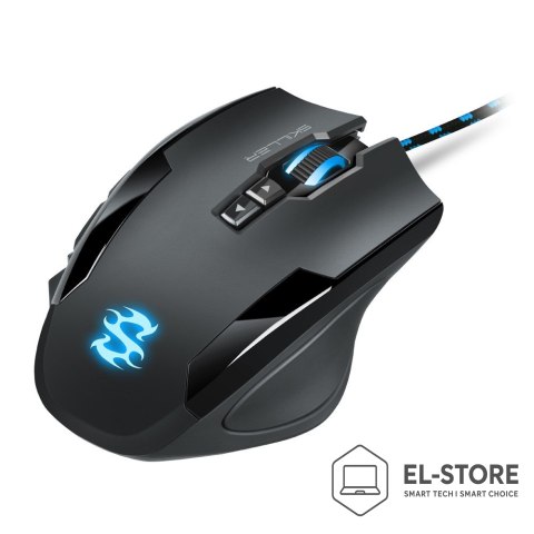 Sharkoon Sharkoon Skiller SGM1 myszka Po prawej stronie USB Typu-A Optyczny 10800 DPI
