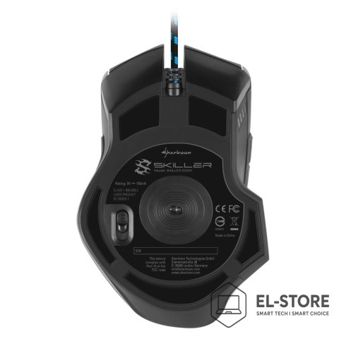 Sharkoon Sharkoon Skiller SGM1 myszka Po prawej stronie USB Typu-A Optyczny 10800 DPI