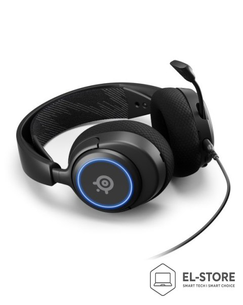 SteelSeries Słuchawki Steelseries Arctis Nova 3 61631 USB Type-C Czarne
