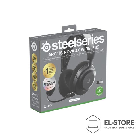 SteelSeries Słuchawki Steelseries Arctis Nova 3X Wireless for Xbox, czarne