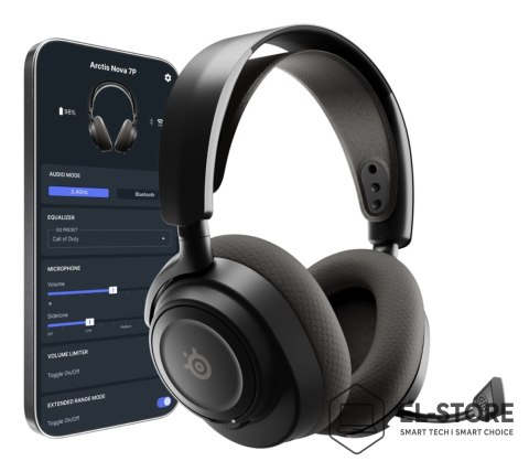 SteelSeries Słuchawki Steelseries Arctis Nova 7P Gen 2, Black