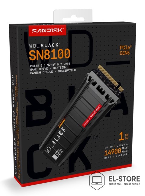 WD Western Digital Black SN8100 1 TB M.2 PCI Express 5.0 NVMe TLC 3D NAND