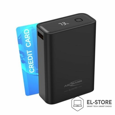 ANSMANN Ansmann PB222PD Litowo-polimerowy (LiPo) 20000 mAh Czarny