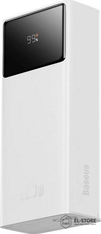 Baseus Powerbank Baseus EnerFill FP41 30000mAh 22.5W z kablem Baseus Simple USB-A - USB-C 3A 30cm - biały