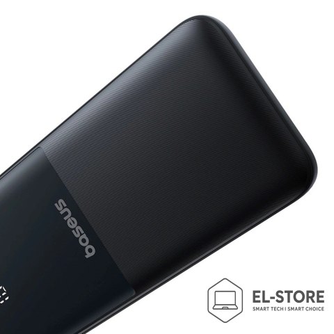 Baseus Powerbank Baseus Lipow 10000mAh 22.5W z podwójnym wbudowanym kablem z wyświetlaczem (z dodatkowym czarnym kablem Baseus Simple U