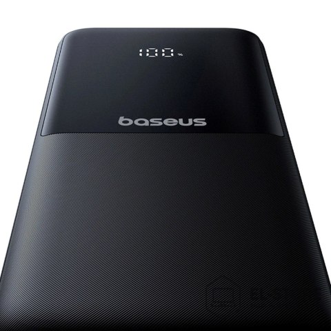 Baseus Powerbank Baseus Lipow 10000mAh 22.5W z podwójnym wbudowanym kablem z wyświetlaczem (z dodatkowym czarnym kablem Baseus Simple U