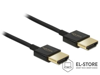 DELOCK DeLOCK HDMI/HDMI, 4.5 m kabel HDMI 4,5 m HDMI Typu A (Standard) Czarny