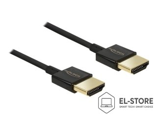DELOCK DeLOCK HDMI/HDMI, 4.5 m kabel HDMI 4,5 m HDMI Typu A (Standard) Czarny