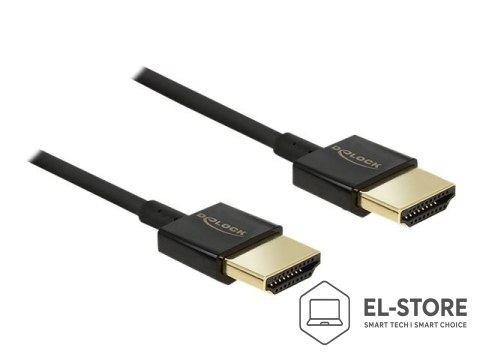 DELOCK DeLOCK HDMI/HDMI, 4.5 m kabel HDMI 4,5 m HDMI Typu A (Standard) Czarny
