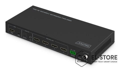 DIGITUS Digitus Kontroler ściany wideo, 4 wyświetlacze, 4K/30Hz
