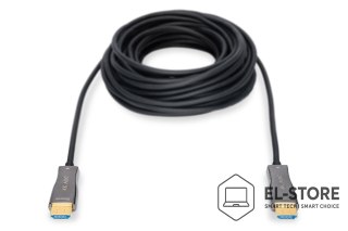 DIGITUS Kabel połączeniowy hybrydowy HDMI 2.0 Premium HighSpeed Ethernet 4K60Hz UHD HDMI A/HDMI A M/M 30m