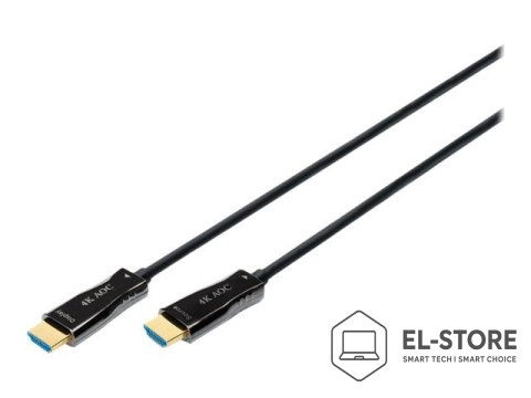 DIGITUS Kabel połączeniowy hybrydowy HDMI 2.0 Premium HighSpeed Ethernet 4K60Hz UHD HDMI A/HDMI A M/M 30m