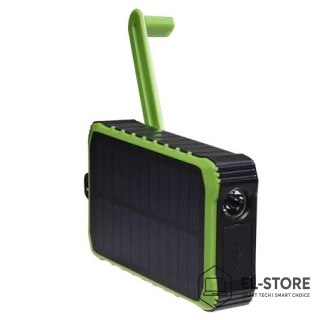 Denver Powerbank solarny Denver PSO-10012 10000mAh z dynamem na korbkę