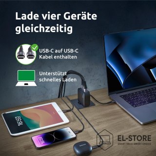 INTENSO Adapter zasilania USB-A/USB-C 140W/7814010 INTENSO