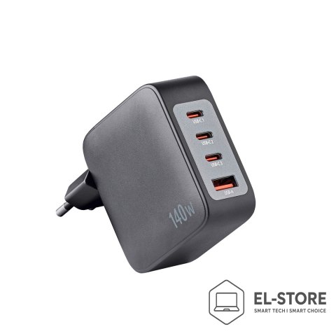 INTENSO Adapter zasilania USB-A/USB-C 140W/7814010 INTENSO