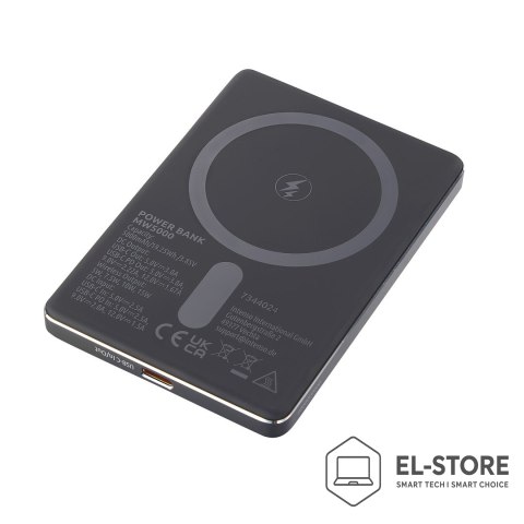 INTENSO Intenso MW5000 Litowo-polimerowy (LiPo) 5000 mAh Bezprzewodowe ładowanie Szary