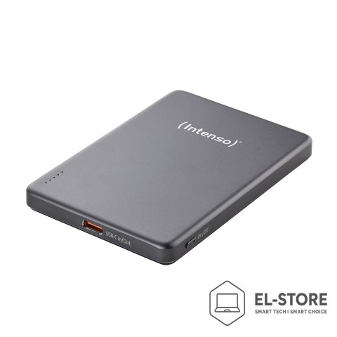 INTENSO Intenso MW5000 Litowo-polimerowy (LiPo) 5000 mAh Bezprzewodowe ładowanie Szary