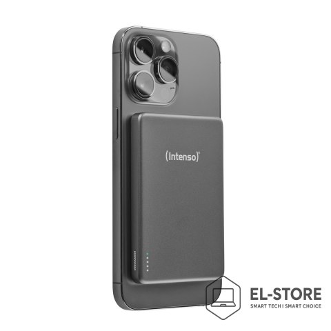 INTENSO Intenso MW5000 Litowo-polimerowy (LiPo) 5000 mAh Bezprzewodowe ładowanie Szary