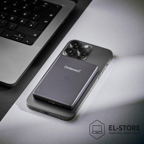 INTENSO Intenso MW5000 Litowo-polimerowy (LiPo) 5000 mAh Bezprzewodowe ładowanie Szary