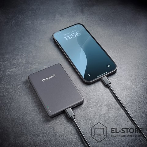 INTENSO Intenso MW5000 Litowo-polimerowy (LiPo) 5000 mAh Bezprzewodowe ładowanie Szary