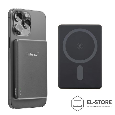 INTENSO Intenso MW5000 Litowo-polimerowy (LiPo) 5000 mAh Bezprzewodowe ładowanie Szary