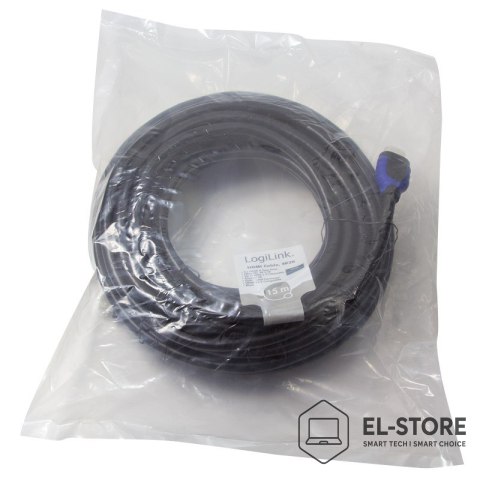 LogiLink LogiLink CH0067 kabel HDMI 15 m HDMI Typu A (Standard) Czarny