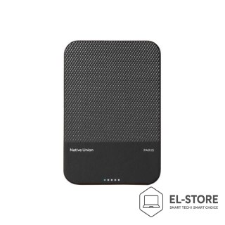 No name Native Union PB-5KMS-BLK-Q2 bank mocy 5000 mAh Bezprzewodowe ładowanie Czarny