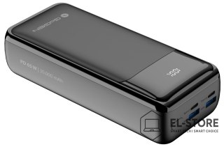 No name Powerbank GoGEN PB300002B 30000 mAh USB-C PD 65W QC 22,5W LCD czarny