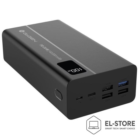 No name Powerbank GoGEN PB400001 40000 mAh USB-C PD 20W czarny