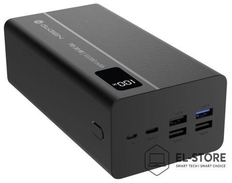 No name Powerbank GoGEN PB500001 50000 mAh USB-C PD 20W czarny
