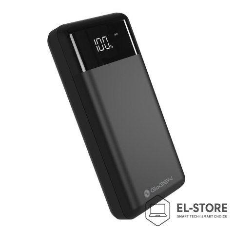 No name Powerbank GoGen PB300001B 30000 mAh czarny