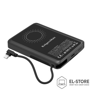 No name Powerbank Kruger&Matz 10000 mAh Li-pol z funkcją QC oraz PD, certyfikat CCC (kraje Azjatyckie)
